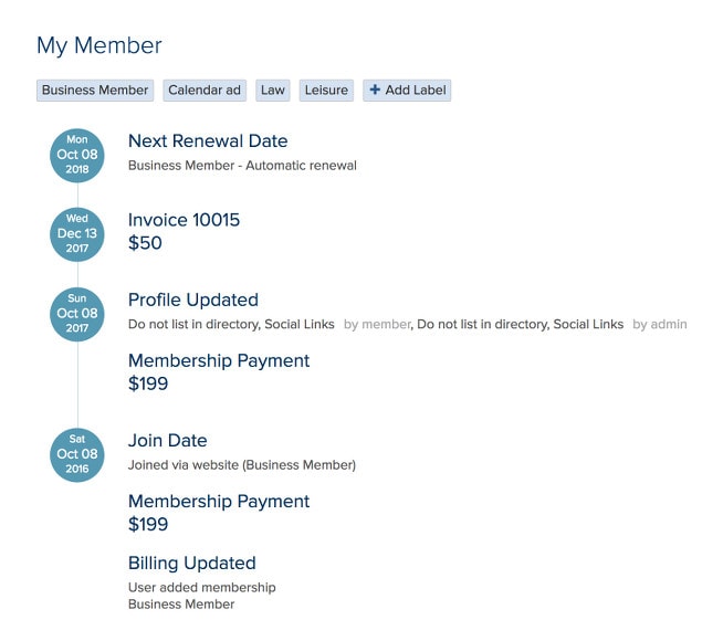 Membership CRM