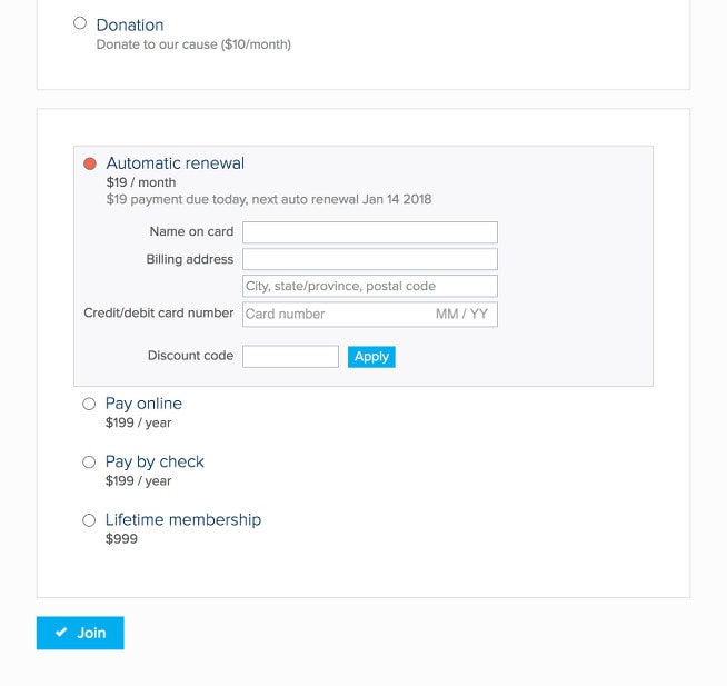 Website Payments